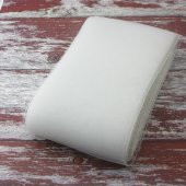 16cm X 25metre Düz Esnek Gren Kurdela Gelinlik Abiye - 1