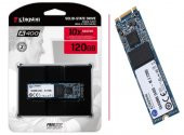 120GB  Kingston A400 M.2 2280 500MB-320MB/s Sata3 SSD (SA400M8/120G) - 1