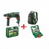 Bosch EasyImpact 570 Darbeli Matkap + 33 Parça X-Line Aksesuar Seti - 1