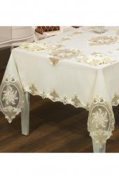 Fransız Güpürlü Eylül Dantel Yemek Takımı - 25 Parça - 4