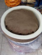 Bedspet İnce Sepet Kedi Köpek Yatağı 55*17 Cm - 2