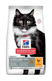 Hills 7+ Kısırlaştırılmış Tavuklu Yaşlı Kedi Maması 1,5 Kg - 1