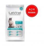 Lavital Sensitive Somonlu Kedi Maması 1 kg AÇIK - 1