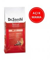 Dr.Sacchi Premium Natural Beef Yetişkin Kedi Maması 1 kg AÇIK - 1