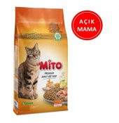 Mito Adult Cat Tavuklu Yetişkin Kedi Maması 1 kg AÇIK - 1