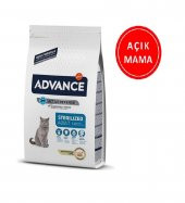 Advance Sterilized Kısırlaştırılmış Hindili Kedi Maması 1 Kg AÇIK - 1