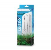 AQUABLUE SS-S110 BİTKİLİ AKVARYUM MAKAS-CIMBIZ BAKIM SETİ 3 İN 1 - 1