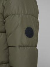 Jack & Jones 12155028 Erkek Quilted Jorknıght Puffer Stand Collar Kaban - 4