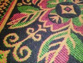 Algelsineve Makine dokuması Yıldız Desen Kilim, evde, piknikte, balkonda, bahçede - 5
