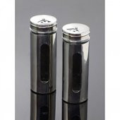 Metal Kaplamalı Cam Baharatlık Tek - 2