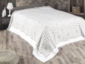 Karna Home Eksen Çift Kişilik Pamuklu Battaniye 180x240 cm - 1
