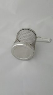 İkram Dünyası Yuvarlak Mini Fritöz Sepeti Paslanamaz 8CM - 4