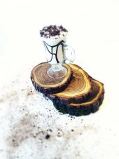 İkram Dünyası Zeytin Kütük Sunum Tahtası  18*3cm - 3