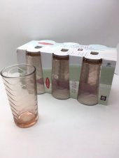 Paşabahçe 52654 Pembe Toros Bardak 6 Adet - 2