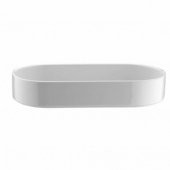 Kütahya Porselen Pera Serisi Kase Oval Dekorsuz 12 Cm - 1