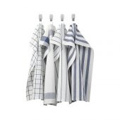 IKEA Elly Kurulama Bezi - Mutfak Havlusu - 4 Adet - Mavi - 2