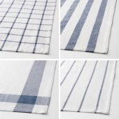 IKEA Elly Kurulama Bezi - Mutfak Havlusu - 4 Adet - Mavi - 4