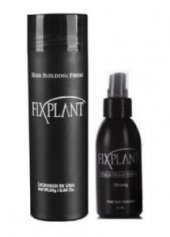 Fixplant 1 Set 28gr Koyu Gri Saç Gürleştirici Toz+Sprey - 1