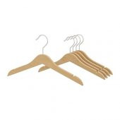 IKEA Hanga Masif Ahşap Çocuk Askı Elbise Askısı 5 Adet - 2