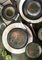 Kütahya Porselen Nano Krem 30*22 cm Düz Tabak 890002 - 1