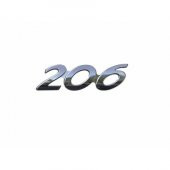 PEUGEOT 206 ARKA 206 YAZISI (1998 - 2008 )       8663.XV - 1