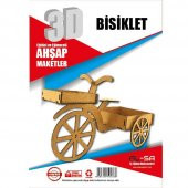 3D Ahşap Bisiklet Maketi - 2