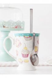 Mutfak Modası Kahvedeki Sanat Seti Kalp - 3