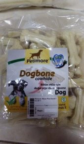 Dogbone Beyaz Pres Kemik 7 Cm 50 li - 1