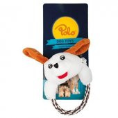 Polo Peluş Köpek Oyuncağı Tek Tutma Kollu 18 Cm - 1