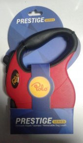 Polo Prestige Flexi Kırmızı Otomatik Köpek Tasma M 5M/20Kg - 1