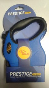 Polo Prestige Flexi Mavi Otomatik Köpek Tasma M 5M/20Kg - 1