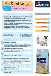 Advance Somonlu Küçük Irk Yetişkin Köpek Mamas 3 Kg - 2