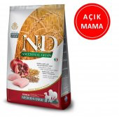 ND Düşük Tahıllı Tavuklu Narlı Senior Medium & Maxi Köpek Maması 1 Kg AÇIK - 1