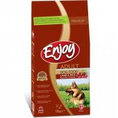 Enjoy Kuzu Etli Yetişkin Köpek Maması 15 Kg - 1