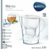 Brita Marella XL Beyaz 3.5 lt Maxtra Filtreli Su Arıtmalı Sürahİ - 1