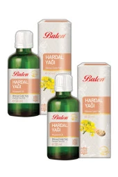 Balen Hardal Yağı Soğuk Pres 50 ml 2 Adet - 1