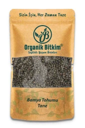 Organik Bitkim Tane Bamya Tohumu 500 gr thumbnail 1
