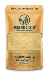 Organik Bitkim Kırmızı Ginseng (Adam Otu) Toz 100 gr - 1