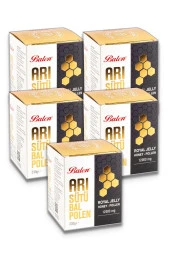 Balen Arı Sütü Bal Polen Süper Doz (12000 mg) 230 gr 5 Adet - 1