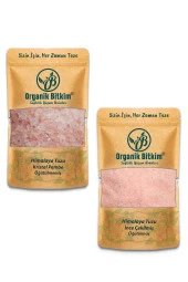 Organik Bitkim Himalaya Tuzu Toz 1 kg + Himalaya Tuzu Kristal 1 kg - 1