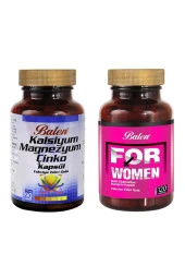 Balen For Woman(Bayan)+Balen Kalsiyum Magnezyum Çinko thumbnail 1
