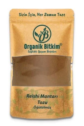 Organik Bitkim Reishi Mantarı Tozu (Ganoderma Lucidum) 20 gr thumbnail 1
