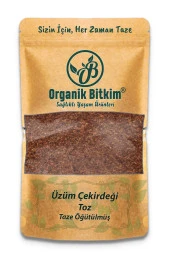 Organik Bitkim Toz Üzüm Çekirdeği (Öğütülmüş) 250 gr - 1