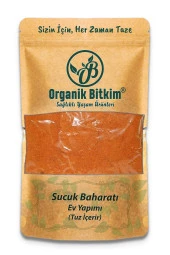 Organik Bitkim Sucuk Baharatı - Ev Yapımı (Tuzlu) 100 gr - 1