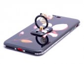 Apple iPhone 8 Plus Kılıf Zore İnci Taşlı Silikon - 5