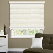 PREMİUM PİLELİ KREM ZEBRA PERDE ÜCRETSİZ ETEK SEÇENEĞİ - 3