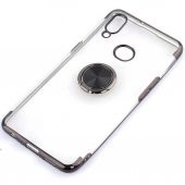 Galaxy A10S Yüzüklü Köşeleri Renkli Şeffaf Kamera Korumalı Kılıf thumbnail 2