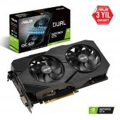 Asus GeForce GTX 1660TI 6GB Dual OC Evo GDDR6 192B - 1