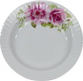 Kütahya Porselen 19 Cm Çiçekli Yemek Tabak - 1