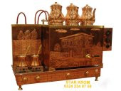 ÇAY OCAĞI, ÇAY KAZANI, DEKORATİF BAKIR ÇAY OCAĞI - 1